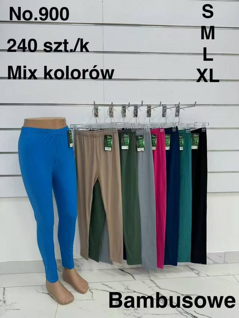 Leginsy damskie Roz S/M-L/XL, Mix kolor Paczka 10 szt